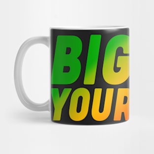 Big Up Yourself Rasta Colors Reggae Mug